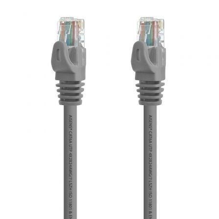Cable de Red RJ45 UTP Aisens A145-0324 Cat.6A/ 25cm/ Gris Cable de Red RJ45 UTP Aisens A145-0324 Cat.6A/ 25cm/ Gris
