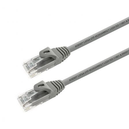 Cable de Red RJ45 UTP Aisens A145-0330 Cat.6A/ 10m/ Gris Cable de Red RJ45 UTP Aisens A145-0330 Cat.6A/ 10m/ Gris