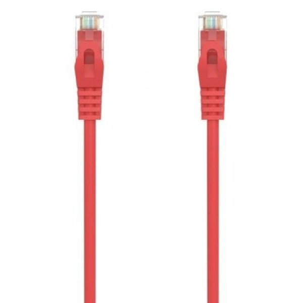 Cable de Red RJ45 AWG24 UTP Aisens A145-0557 Cat.6A/ LSZH/ 30cm/ Rojo