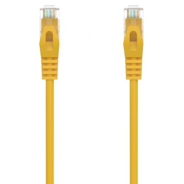 Cable de Red RJ45 AWG24 UTP Aisens A145-0567 Cat.6A/ LSZH/ 1.5m/ Amarillo
