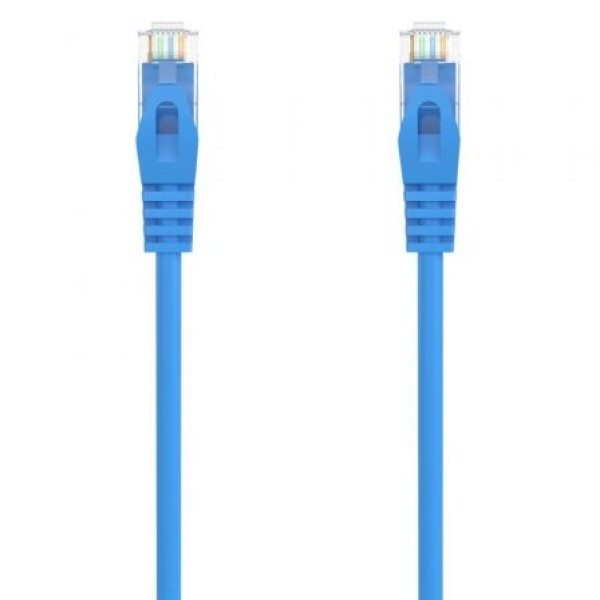 Cable de Red RJ45 AWG24 UTP Aisens A145-0570 Cat.6A/ LSZH/ 25cm/ Azul