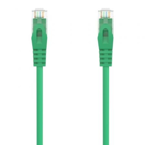 Cable de Red RJ45 AWG24 UTP Aisens A145-0580 Cat.6A/ LSZH/ 1m/ Verde