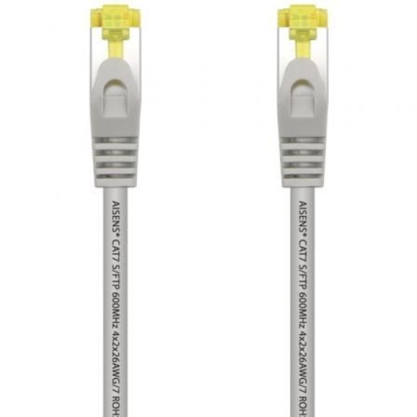 Cable de Red RJ45 S/FTP Aisens A146-0332 Cat.7/ 25cm/ Gris