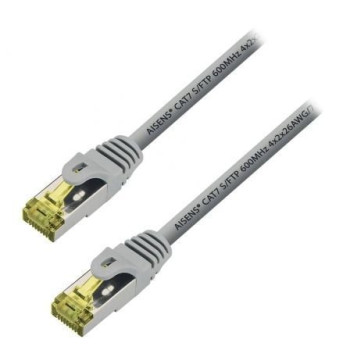 Cable de Red RJ45 S/FTP Aisens A146-0333 Cat.7/ 50cm/ Gris Cable de Red RJ45 S/FTP Aisens A146-0333 Cat.7/ 50cm/ Gris