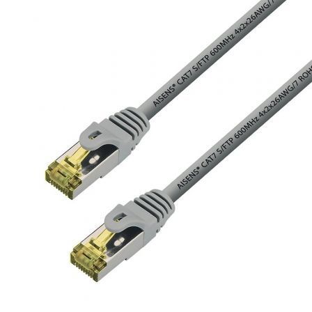 Cable de Red RJ45 SFTP Aisens A146-0336 Cat.7/ 3m/ Gris Cable de Red RJ45 SFTP Aisens A146-0336 Cat.7/ 3m/ Gris