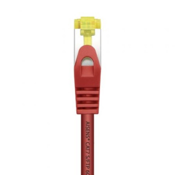 Cable de Red RJ45 SFTP Aisens A146-0468 Cat.7/ 25cm/ Rojo Cable de Red RJ45 SFTP Aisens A146-0468 Cat.7/ 25cm/ Rojo
