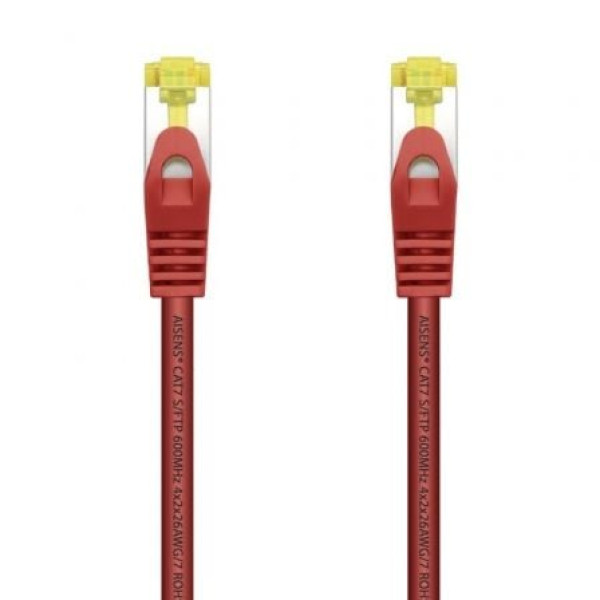 Cable de Red RJ45 SFTP Aisens A146-0471 Cat.7/ 2m/ Rojo
