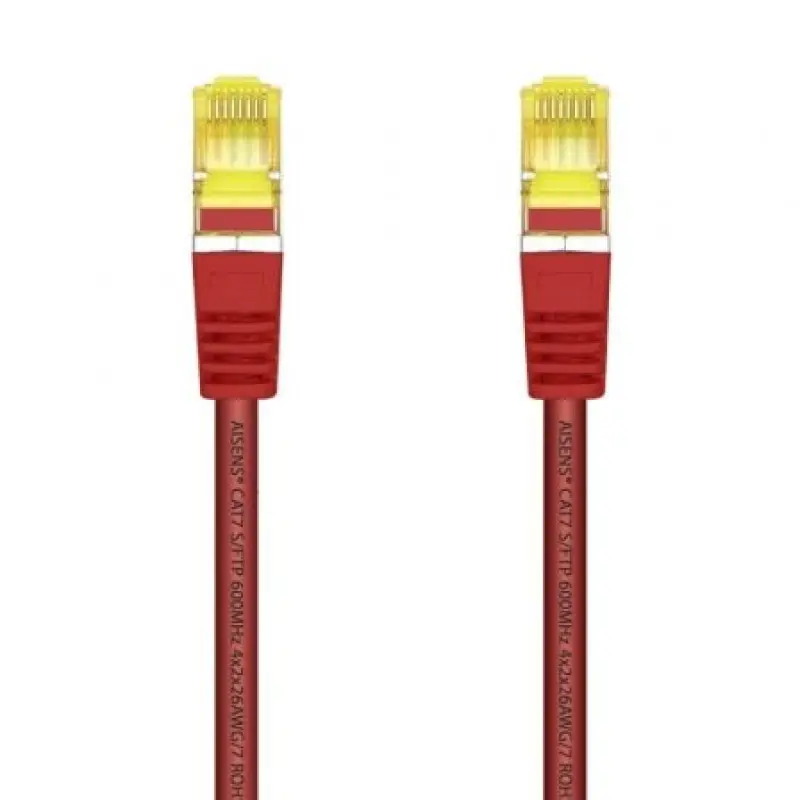 Cable de Red RJ45 SFTP Aisens A146-0471 Cat.7/ 2m/ Rojo Cable de Red RJ45 SFTP Aisens A146-0471 Cat.7/ 2m/ Rojo