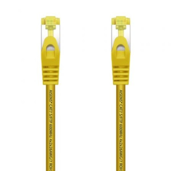 Cable de Red RJ45 SFTP Aisens A146-0472 Cat.7/ 25cm/ Amarillo