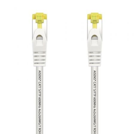 Cable de Red RJ45 SFTP Aisens A146-0488 Cat.7/ 25cm/ Blanco