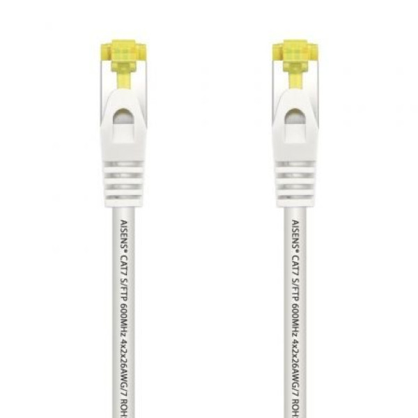 Cable de Red RJ45 SFTP Aisens A146-0488 Cat.7/ 25cm/ Blanco