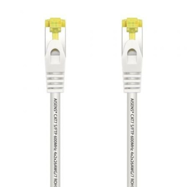 Cable de Red RJ45 SFTP Aisens A146-0491 Cat.7/ 2m/ Blanco