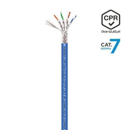 Bobina de Cable RJ45 SFTP AWG23 LSZH CPR Dca Aisens A146-0665 Cat.7/ 305m/ Azul Bobina de Cable RJ45 SFTP AWG23 LSZH CPR Dca Aisens A146-0665 Cat.7/ 305m/ Azul