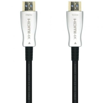 Cable HDMI 2.0 AOC 4K Aisens A148-0379/ HDMI Macho - HDMI Macho/ 30m/ Negro