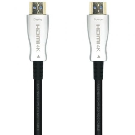 Cable HDMI 2.0 AOC 4K Aisens A148-0379/ HDMI Macho - HDMI Macho/ 30m/ Negro Cable HDMI 2.0 AOC 4K Aisens A148-0379/ HDMI Macho - HDMI Macho/ 30m/ Negro