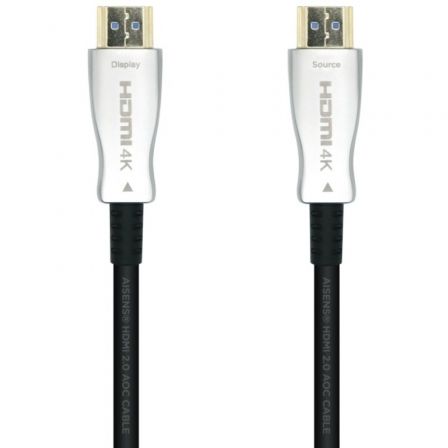 Cable HDMI 2.0 AOC 4K Aisens A148-0380/ HDMI Macho - HDMI Macho/ 50m/ Negro Cable HDMI 2.0 AOC 4K Aisens A148-0380/ HDMI Macho - HDMI Macho/ 50m/ Negro
