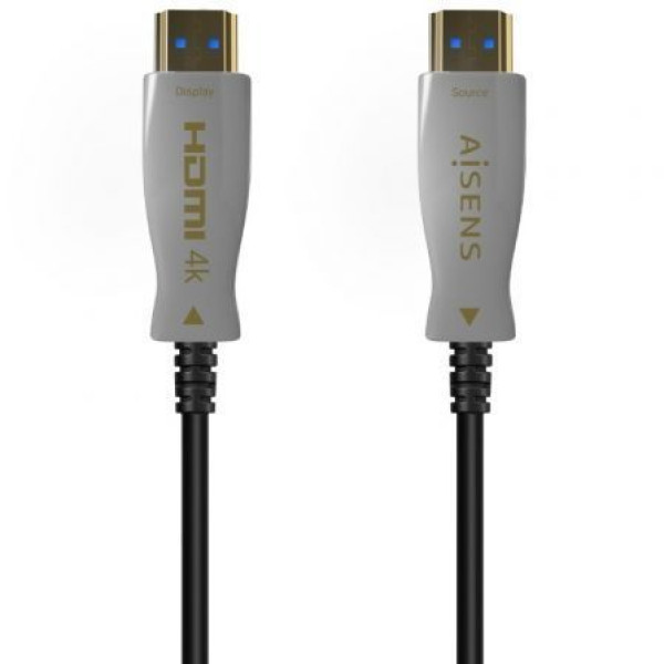 Cable HDMI 2.0 AOC 4K Aisens A148-0698/ HDMI Macho - HDMI Macho/ 100m/ Negro