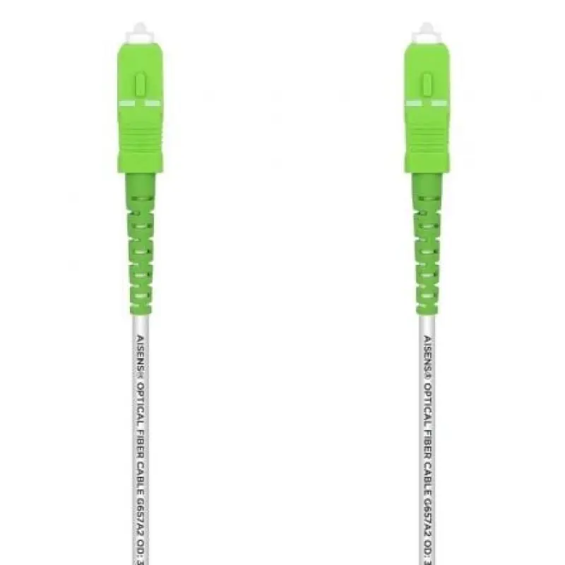 Cable de Fibra Óptica G657A2 3.0 Aisens A152-0499/ LSZH/ 15m/ Blanco