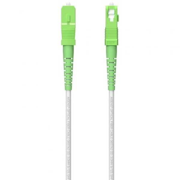 Cable de Fibra Óptica G657A2 3.0 9/125 SMF Aisens A152-0622/ LSZH/ 300m/ Blanco