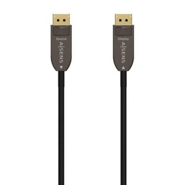 Cable DisplayPort 1.4 AOC 8K Aisens A155-0606/ DisplayPort Macho - DisplayPort Macho/ 10m/ Negro