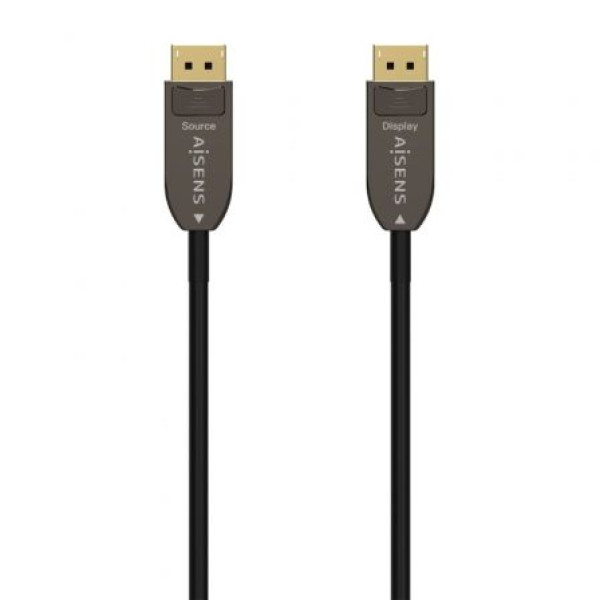 Cable DisplayPort 1.4 AOC 8K Aisens A155-0608/ DisplayPort Macho - DisplayPort Macho/ 20m/ Negro