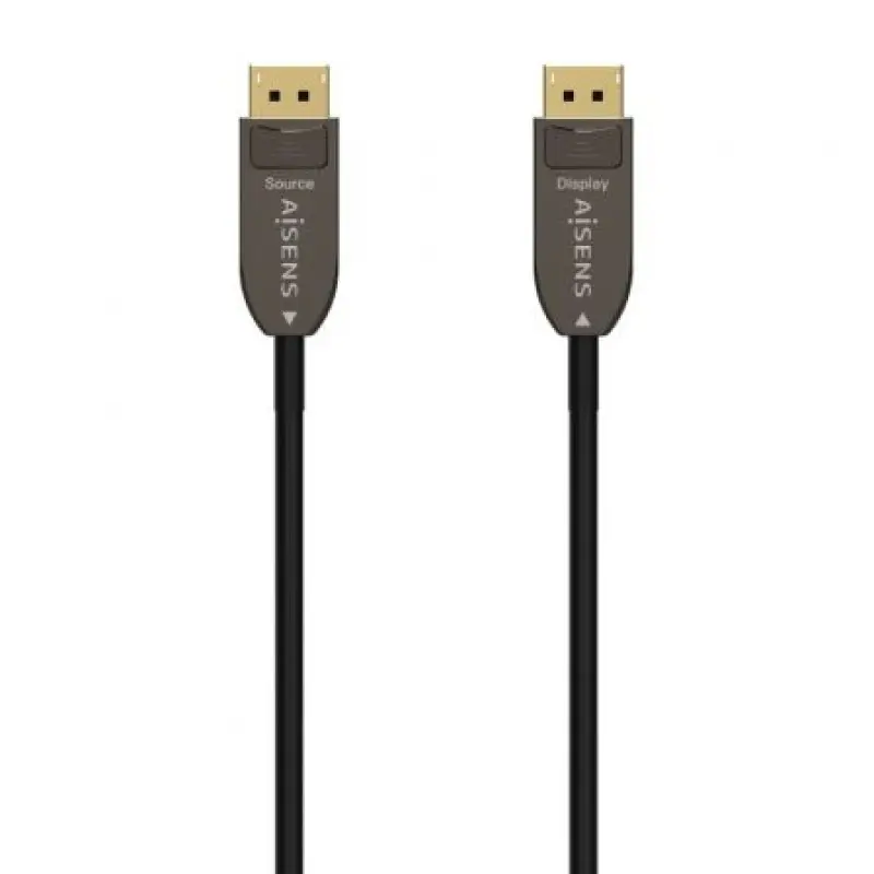 Cable DisplayPort 1.4 AOC 8K Aisens A155-0610/ DisplayPort Macho - DisplayPort Macho/ 50m/ Negro Cable DisplayPort 1.4 AOC 8K Aisens A155-0610/ DisplayPort Macho - DisplayPort Macho/ 50m/ Negro