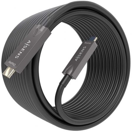Cable USB 3.1 Tipo-C Aisens A157-0882/ USB Tipo-C Macho - USB Tipo-C Macho/ Hasta 60W/ 10Gbps/ 10m/ Negro Cable USB 3.1 Tipo-C Aisens A157-0882/ USB Tipo-C Macho - USB Tipo-C Macho/ Hasta 60W/ 10Gbps/ 10m/ Negro