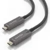 Cable USB 3.1 Tipo-C Aisens A157-0882/ USB Tipo-C Macho - USB Tipo-C Macho/ Hasta 60W/ 10Gbps/ 10m/ Negro Cable USB 3.1 Tipo-C Aisens A157-0882/ USB Tipo-C Macho - USB Tipo-C Macho/ Hasta 60W/ 10Gbps/ 10m/ Negro