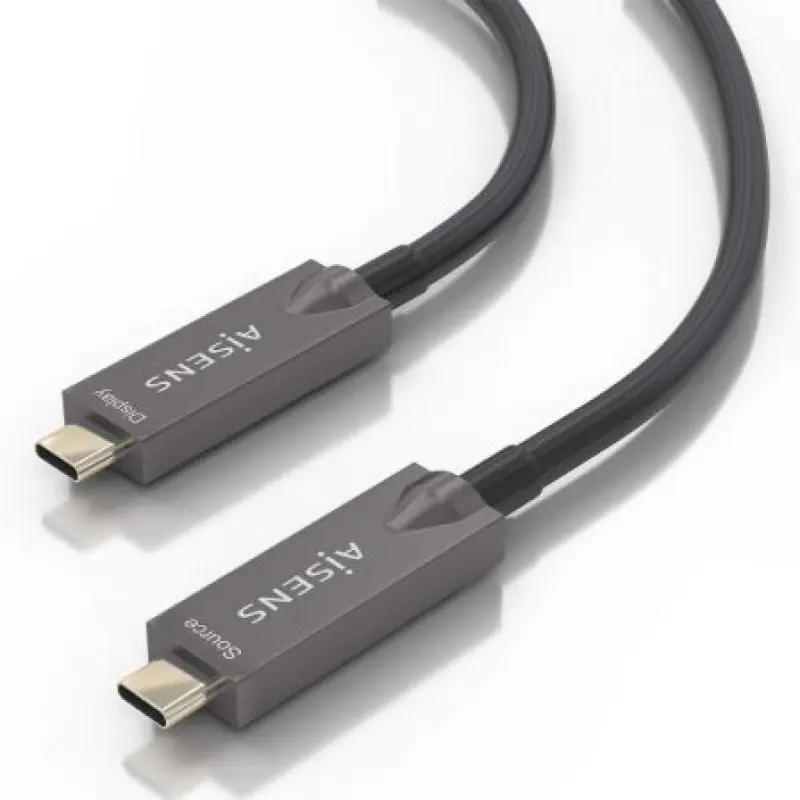Cable USB 3.1 Tipo-C Aisens A157-0882/ USB Tipo-C Macho - USB Tipo-C Macho/ Hasta 60W/ 10Gbps/ 10m/ Negro Cable USB 3.1 Tipo-C Aisens A157-0882/ USB Tipo-C Macho - USB Tipo-C Macho/ Hasta 60W/ 10Gbps/ 10m/ Negro