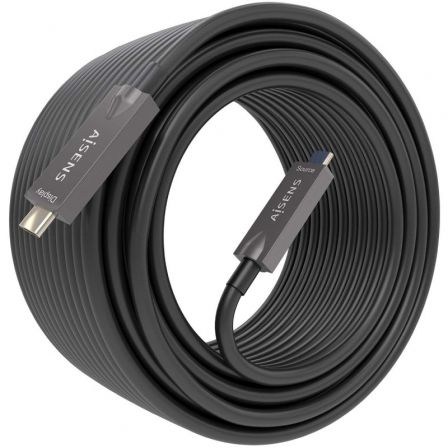 Cable USB 3.1 Tipo-C Aisens A157-0884/ USB Tipo-C Macho - USB Tipo-C Macho/ Hasta 60W/ 10Gbps/ 7.5m/ Negro Cable USB 3.1 Tipo-C Aisens A157-0884/ USB Tipo-C Macho - USB Tipo-C Macho/ Hasta 60W/ 10Gbps/ 7.5m/ Negro