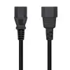 Cable Alimentación Aisens A132-0532/ IEC C13 Hembra - IEC C14 Macho/ 10m/ Negro