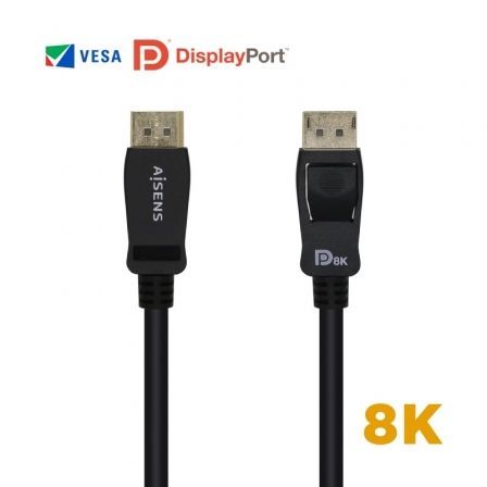 Cable DisplayPort 1.4 8K Aisens A149-0430/ DisplayPort Macho - DisplayPort Macho/ 50cm/ Certificado/ Negro Cable DisplayPort 1.4 8K Aisens A149-0430/ DisplayPort Macho - DisplayPort Macho/ 50cm/ Certificado/ Negro