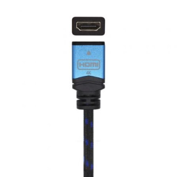 Cable Alargador HDMI Aisens A120-0454/ HDMI Macho - HDMI Hembra/ 3m/ Negro/ Azul Cable Alargador HDMI Aisens A120-0454/ HDMI Macho - HDMI Hembra/ 3m/ Negro/ Azul