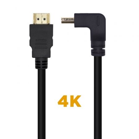 Cable HDMI 2.0 4K Aisens A120-0457/ HDMI Macho - HDMI Macho/ 2m/ Negro Cable HDMI 2.0 4K Aisens A120-0457/ HDMI Macho - HDMI Macho/ 2m/ Negro