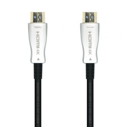 Cable HDMI 2.0 AOC 4K Aisens A148-0378/ HDMI Macho - HDMI Macho/ 20m/ Negro Cable HDMI 2.0 AOC 4K Aisens A148-0378/ HDMI Macho - HDMI Macho/ 20m/ Negro
