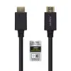 Cable HDMI 2.1 8K Aisens A150-0420/ HDMI Macho - HDMI Macho/ 50cm/ Certificado/ Negro Cable HDMI 2.1 8K Aisens A150-0420/ HDMI Macho - HDMI Macho/ 50cm/ Certificado/ Negro