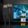Cable HDMI 2.1 8K Aisens A150-0420/ HDMI Macho - HDMI Macho/ 50cm/ Certificado/ Negro Cable HDMI 2.1 8K Aisens A150-0420/ HDMI Macho - HDMI Macho/ 50cm/ Certificado/ Negro