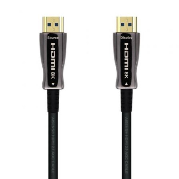 Cable HDMI 2.1 AOC 8K Aisens A153-0515/ HDMI Macho - HDMI Macho/ 10m/ Negro