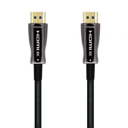 Cable HDMI 2.1 AOC 8K Aisens A153-0523/ HDMI Macho - HDMI Macho/ 70m/ Negro Cable HDMI 2.1 AOC 8K Aisens A153-0523/ HDMI Macho - HDMI Macho/ 70m/ Negro