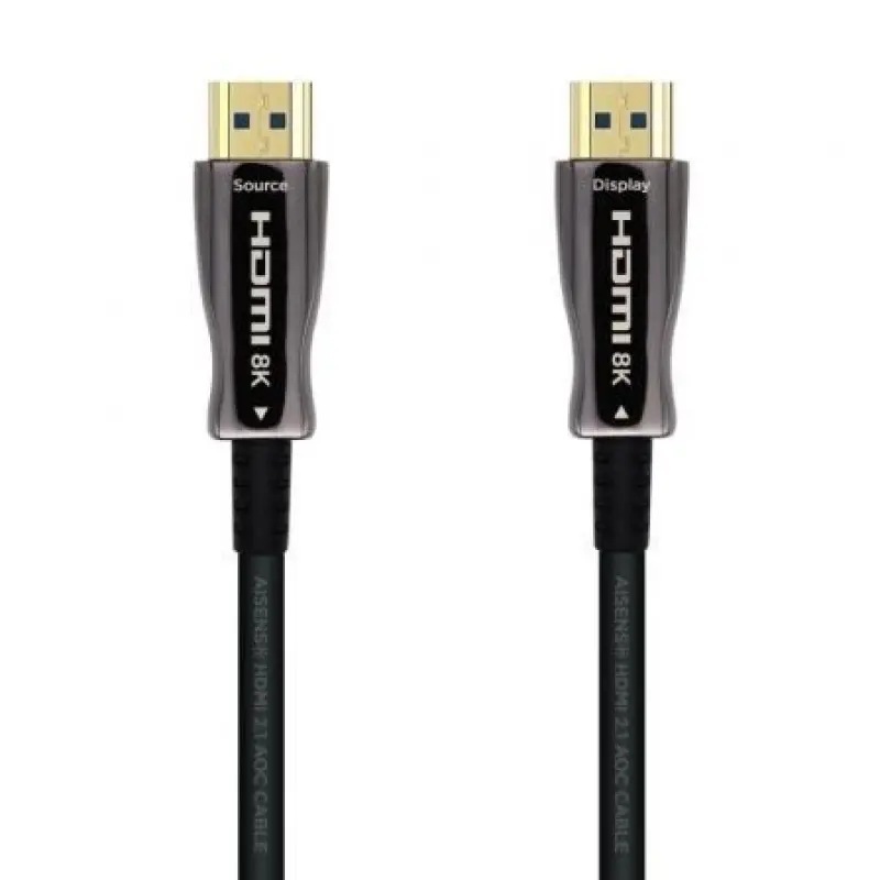 Cable HDMI 2.1 AOC 8K Aisens A153-0523/ HDMI Macho - HDMI Macho/ 70m/ Negro Cable HDMI 2.1 AOC 8K Aisens A153-0523/ HDMI Macho - HDMI Macho/ 70m/ Negro