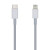 Cable USB 2.0 Tipo-C Lightning Aisens A102-0442/ Lightning Macho - USB Tipo-C Macho/ 1m/ Blanco