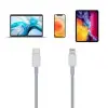 Cable USB 2.0 Tipo-C Lightning Aisens A102-0442/ Lightning Macho - USB Tipo-C Macho/ 1m/ Blanco