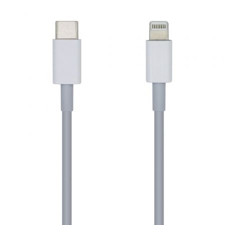 CableUSB Tipo-C 2.0 Lightning Aisens A102-0443/ Lightning Macho - USB Tipo-C Macho/ 2m/ Blanco CableUSB Tipo-C 2.0 Lightning Aisens A102-0443/ Lightning Macho - USB Tipo-C Macho/ 2m/ Blanco