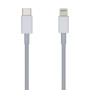 CableUSB Tipo-C 2.0 Lightning Aisens A102-0443/ Lightning Macho - USB Tipo-C Macho/ 2m/ Blanco