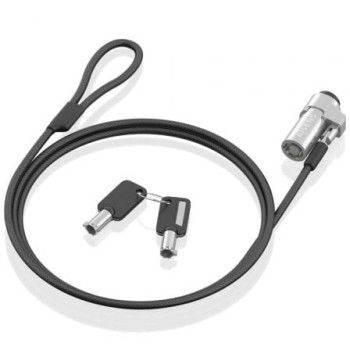 Cable de Seguridad Tipo NANO para Portátiles Aisens ASLK-D45K06-BK/ 1.5m Cable de Seguridad Tipo NANO para Portátiles Aisens ASLK-D45K06-BK/ 1.5m