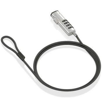 Cable de Seguridad Tipo NANO para Portátiles Aisens ASLK-D50N05-BK/ 1.5m Cable de Seguridad Tipo NANO para Portátiles Aisens ASLK-D50N05-BK/ 1.5m