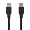 Cable USB 3.0 Aisens A105-0448/ USB Macho - USB Macho/ 3m/ Negro