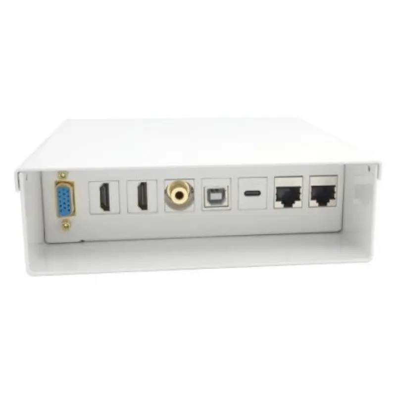 Caja de Conexiones Aisens A127-0720/ VGA - 2x HDMI - Jack 3.5 - USB Tipo-C - USB - 2x RJ45 Caja de Conexiones Aisens A127-0720/ VGA - 2x HDMI - Jack 3.5 - USB Tipo-C - USB - 2x RJ45