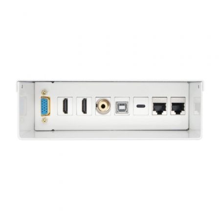 Caja de Conexiones Aisens A127-0720/ VGA - 2x HDMI - Jack 3.5 - USB Tipo-C - USB - 2x RJ45 Caja de Conexiones Aisens A127-0720/ VGA - 2x HDMI - Jack 3.5 - USB Tipo-C - USB - 2x RJ45