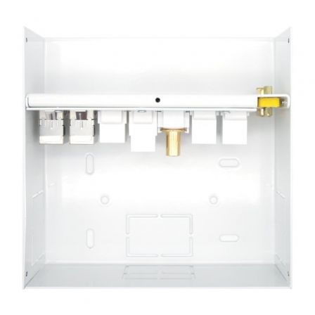 Caja de Conexiones Aisens A127-0720/ VGA - 2x HDMI - Jack 3.5 - USB Tipo-C - USB - 2x RJ45 Caja de Conexiones Aisens A127-0720/ VGA - 2x HDMI - Jack 3.5 - USB Tipo-C - USB - 2x RJ45